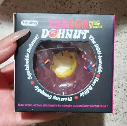 2026 New Arrival Schylling NeeDoh Jelly Donut Squeeze Toy, Stress Relief Squishy Toy with Slow Rebound, Perfect Gift D