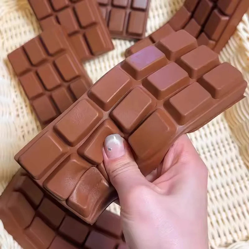 1PC Slow Rising chocolate Squeeze Squishy Sensory Fidget for Stress Relief Anti-Anxiety Hand Relaxation Gift
