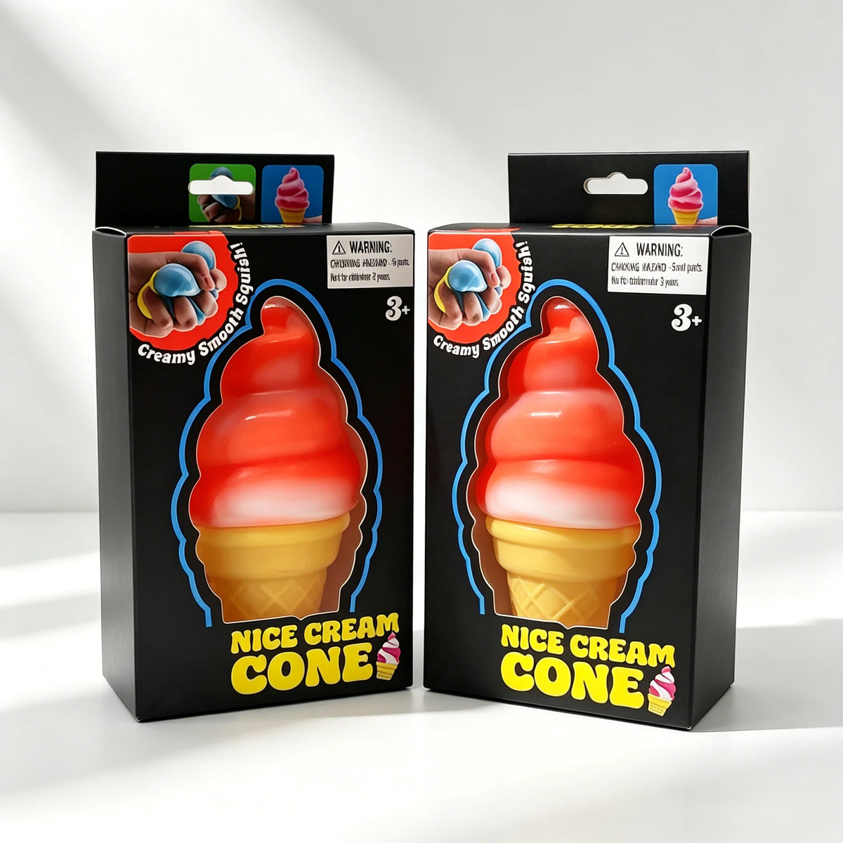 Icecream Stressrelieving Ball Toy Reduces Anxiety Releases Stress Tactile Toy Suitable for Children as a soothing Squeezing Obje