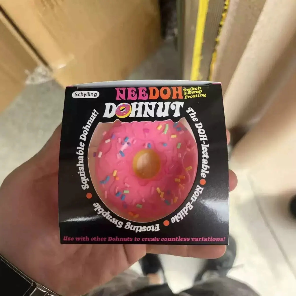 2026 New Arrival Schylling NeeDoh Jelly Donut Squeeze Toy, Stress Relief Squishy Toy with Slow Rebound, Perfect Gift D