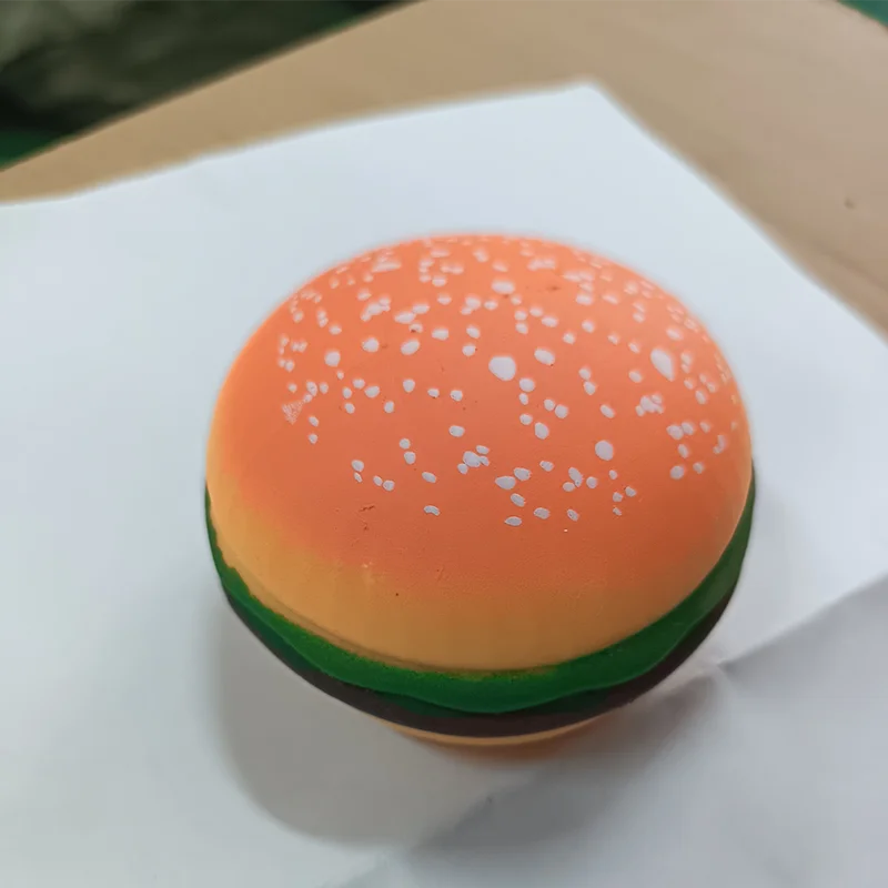 New Soft Squishy Simulated Peanut Corn Burger Pinch Flour Stress Ball Relief Squeezing Toys Anxiety Relief Fidget Sensory Gifts