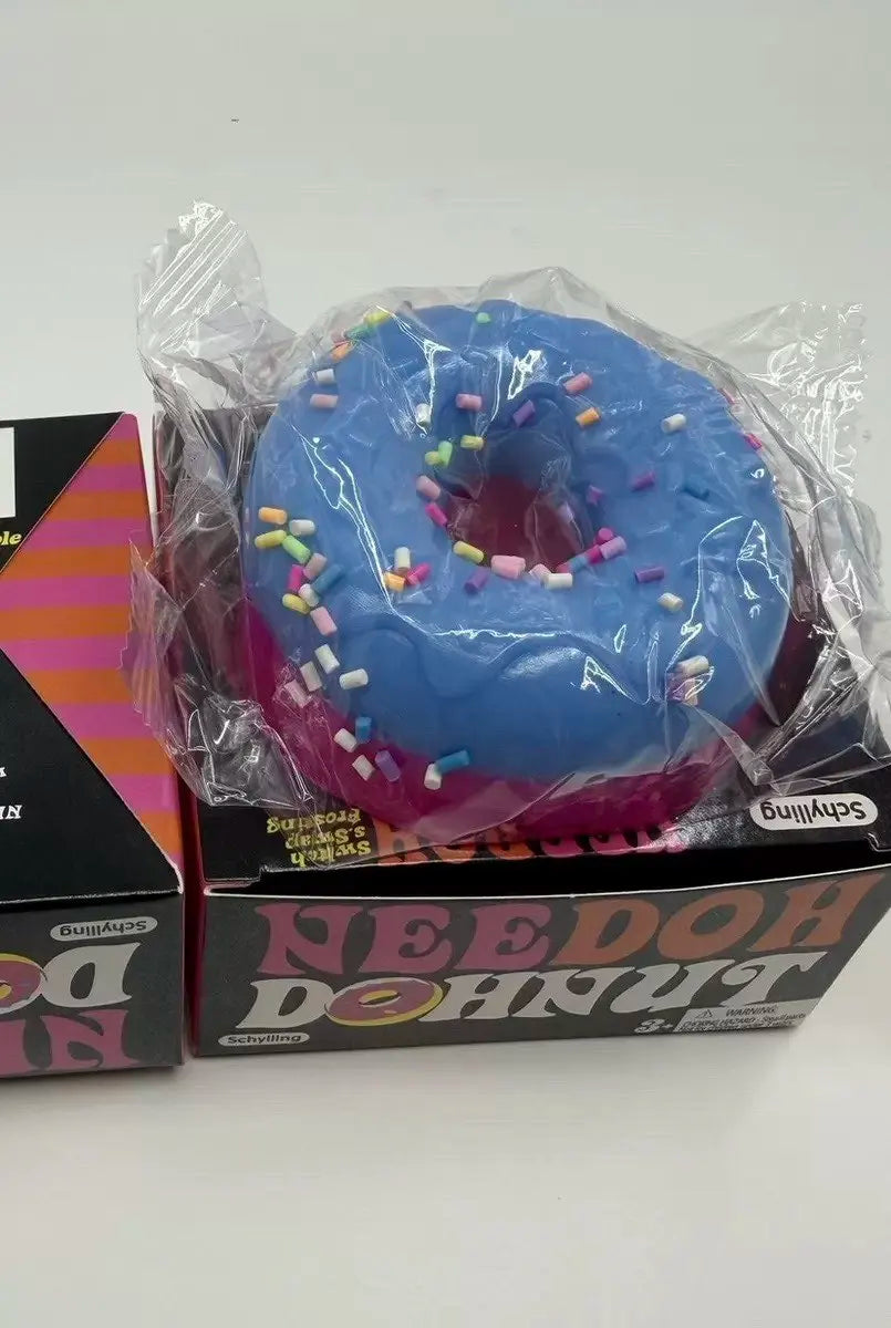 2026 New Arrival Schylling NeeDoh Jelly Donut Squeeze Toy, Stress Relief Squishy Toy with Slow Rebound, Perfect Gift D