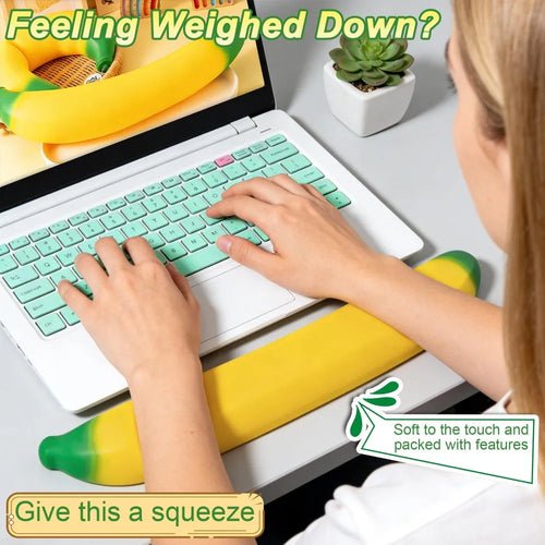 18cm Jumbo Squishy Bannana Giant Squeezing Stress Ball Slow Rebound Stress Relieving Gifts Home Desk Decor for Anxiety Relief