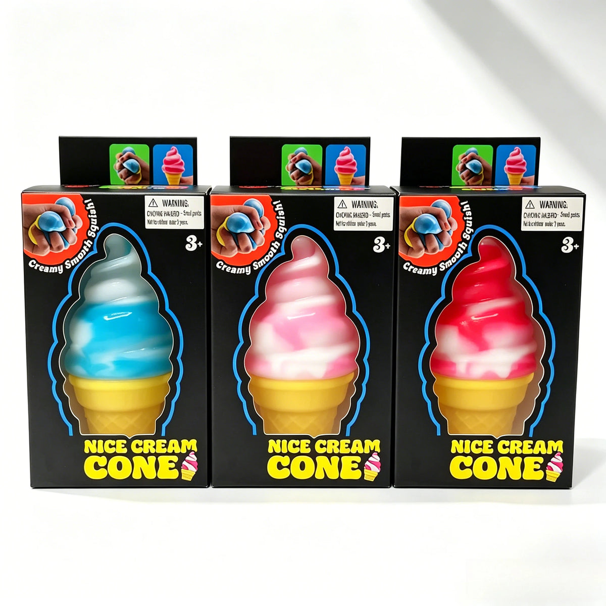 Icecream Stressrelieving Ball Toy Reduces Anxiety Releases Stress Tactile Toy Suitable for Children as a soothing Squeezing Obje