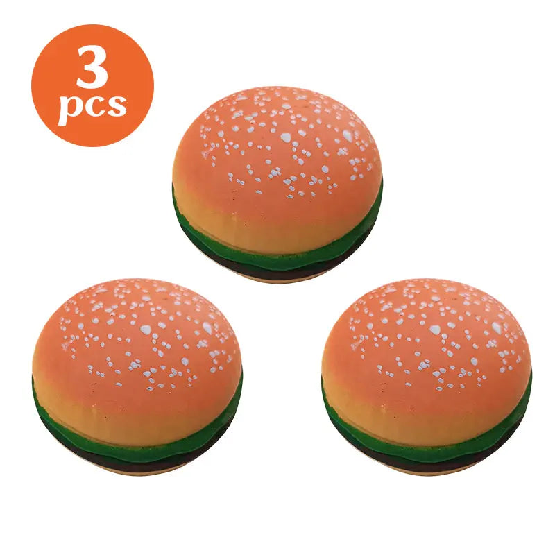 New Soft Squishy Simulated Peanut Corn Burger Pinch Flour Stress Ball Relief Squeezing Toys Anxiety Relief Fidget Sensory Gifts