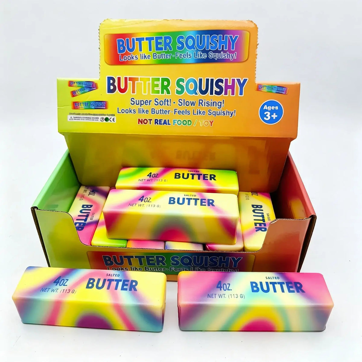 1PCS Simulate Gold Brick Squishy Slow Rising Stress Relief Toy Realistic Gold Bar Squeeze Anti-Anxiety Fidget Toy Party Favors